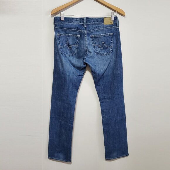AG ADRIANO GOLDSCHMIED Tomboy Relaxed Straight Leg Jeans Low Rise Women 26 x 33" - Picture 6 of 14
